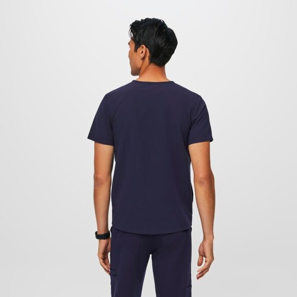 FIGS Men's Chisec Three Pocket Scrub Top Navy Blue Size Medium - Picture 3 of 6